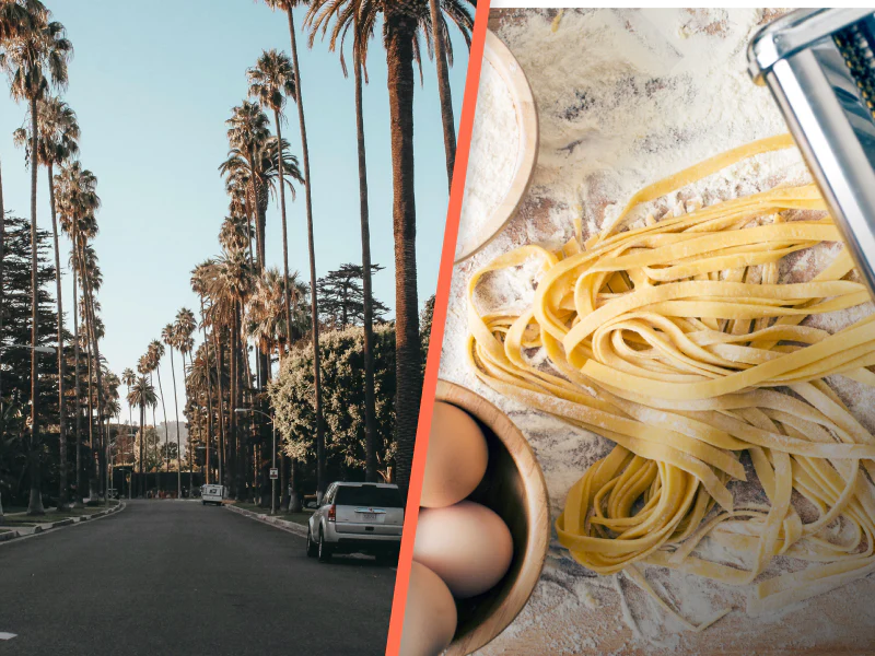 1 Night in LA + Handmade Pasta Making Class for Two