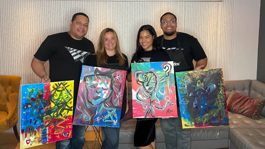 A Night With Picasso Paint & Sip Experience in NYC - Image 5