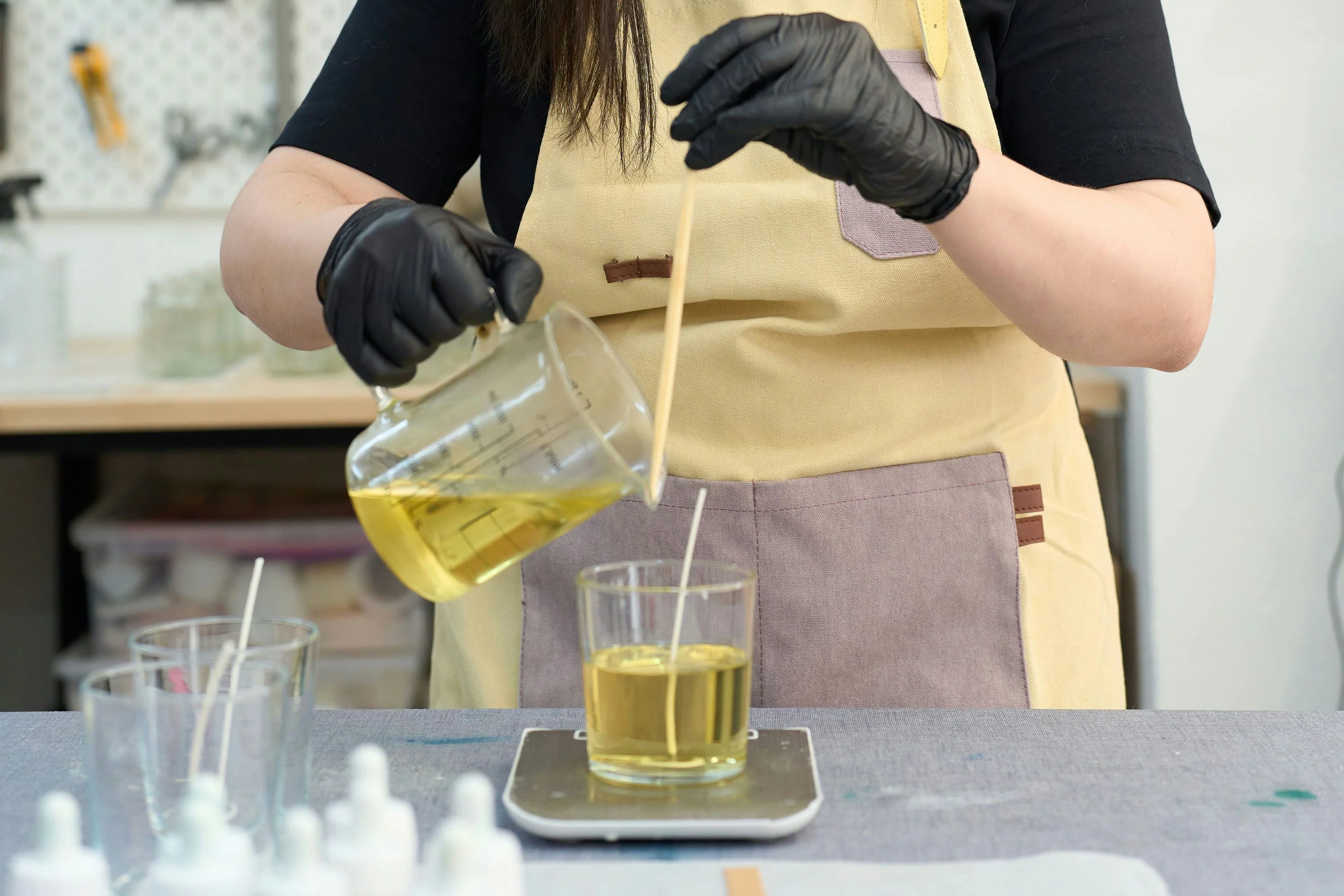 Atlanta Candle Making Class at a Wine Bar - Image 3