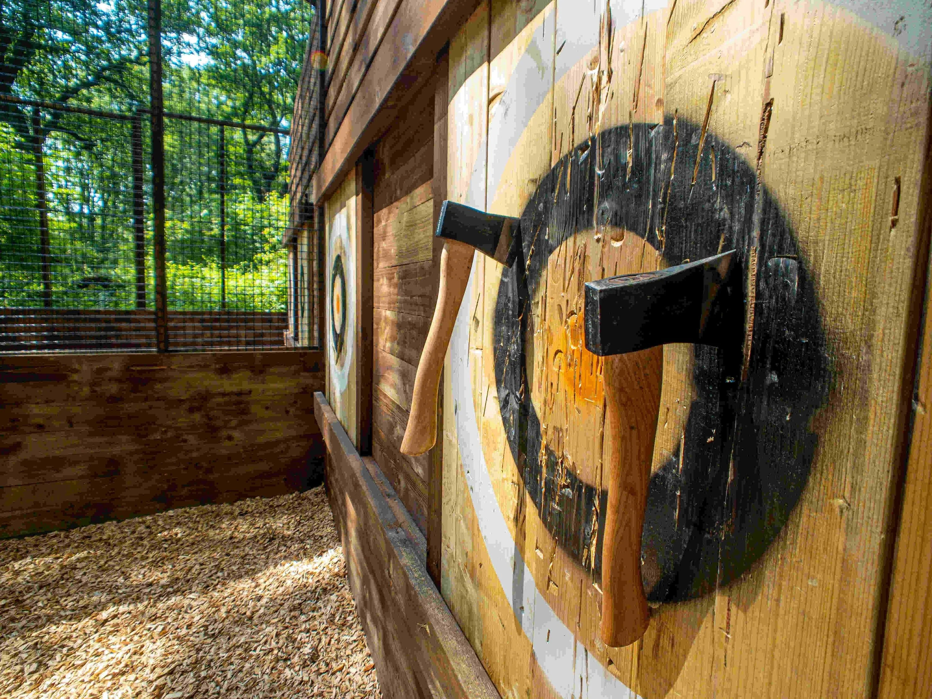 Williamsburg Axe Throwing & Treetop Adventure with Go Ape