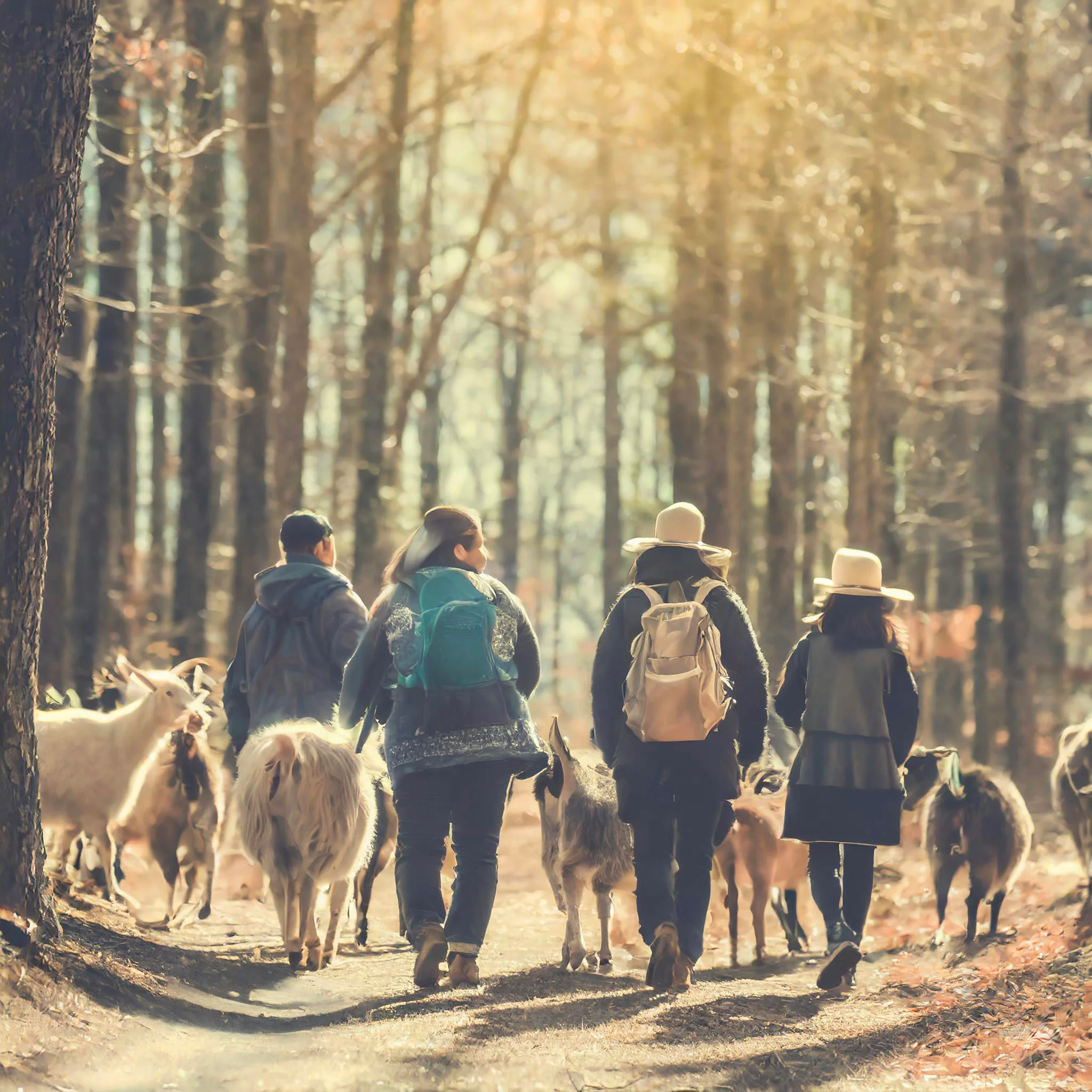 Baby Goat Cuddle and Hiking Experience - Image 2