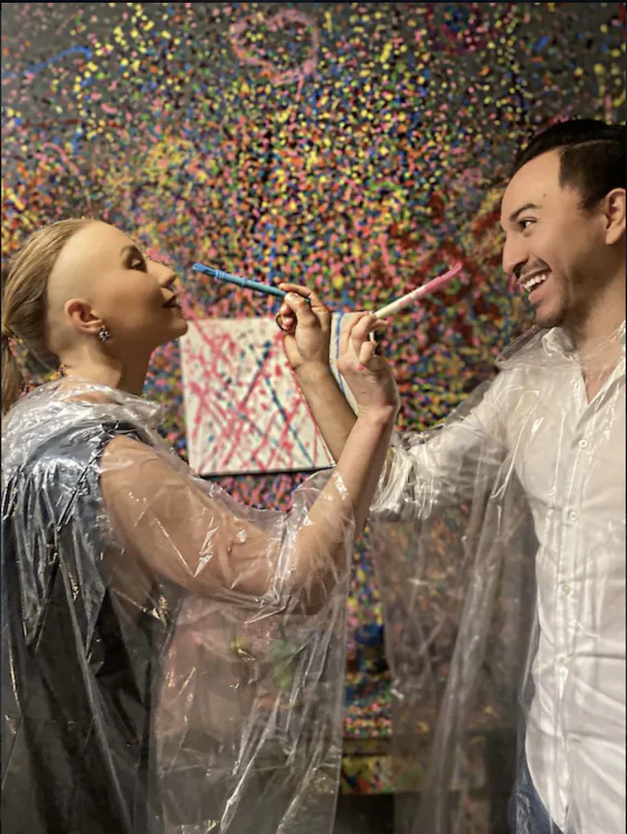 BYOB Splatter Paint Date Night for Two - Image 2