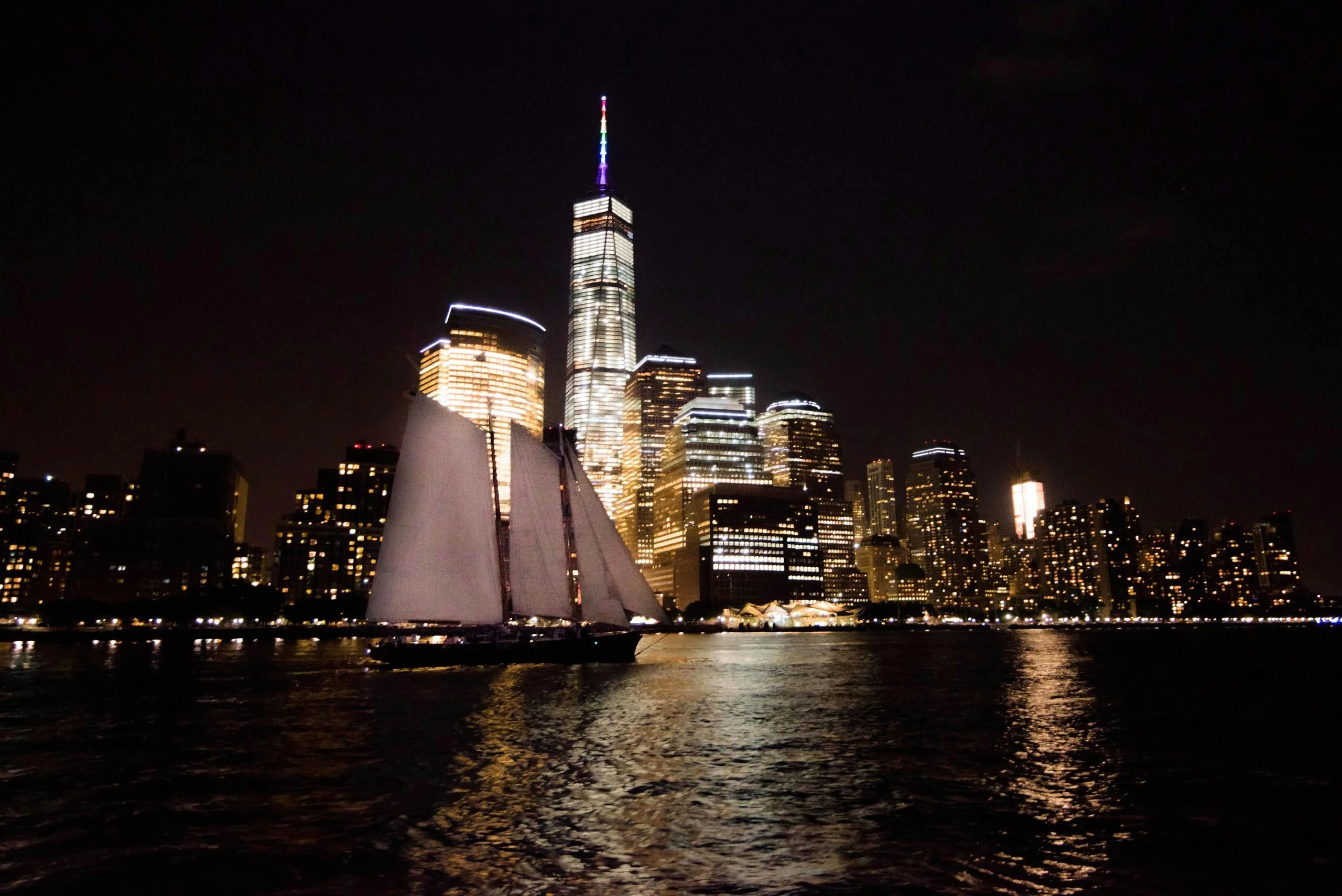 City Lights Sail on Adirondack