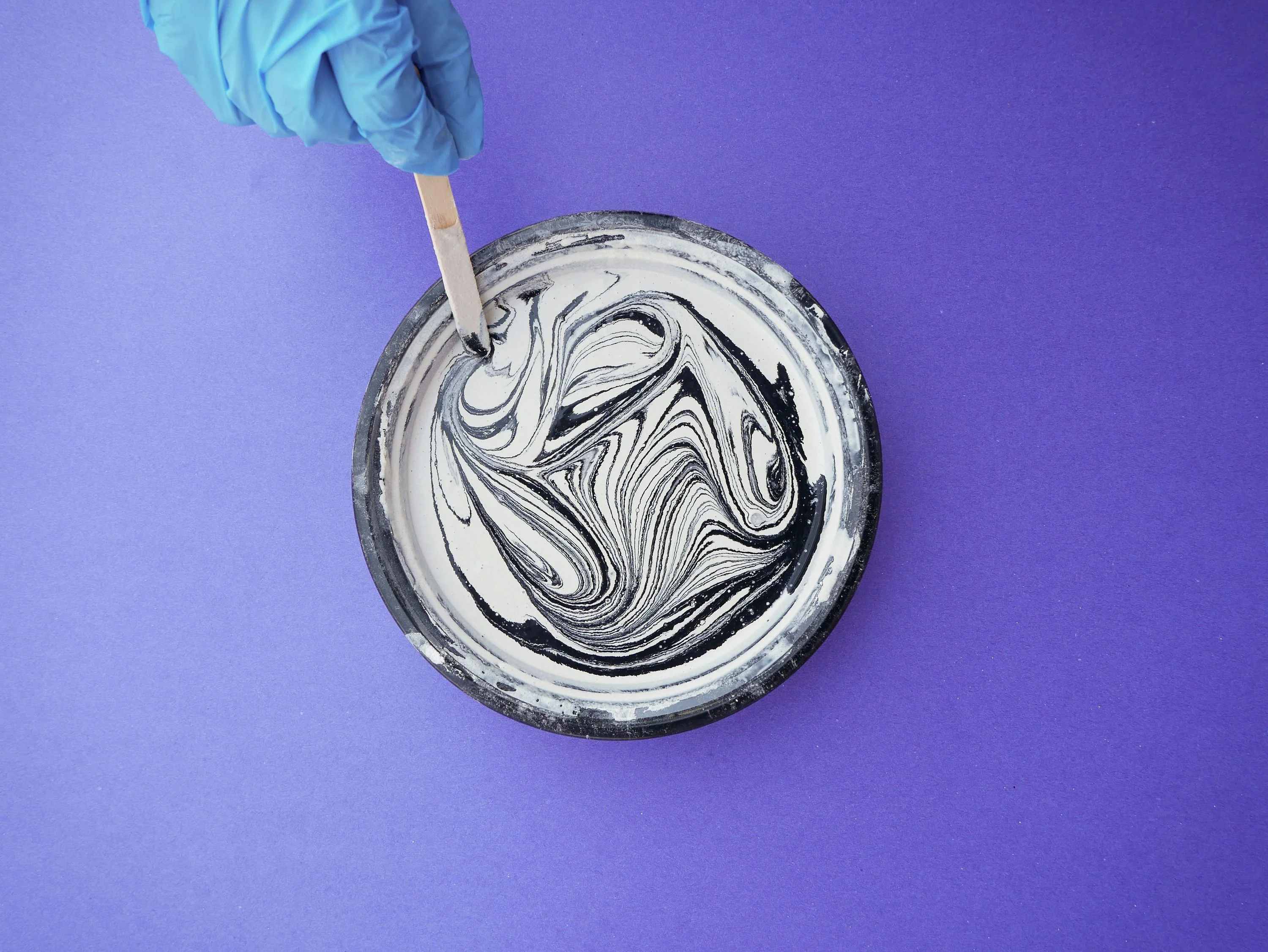 DIY Marbled Bowl Crafting Kit - Image 4