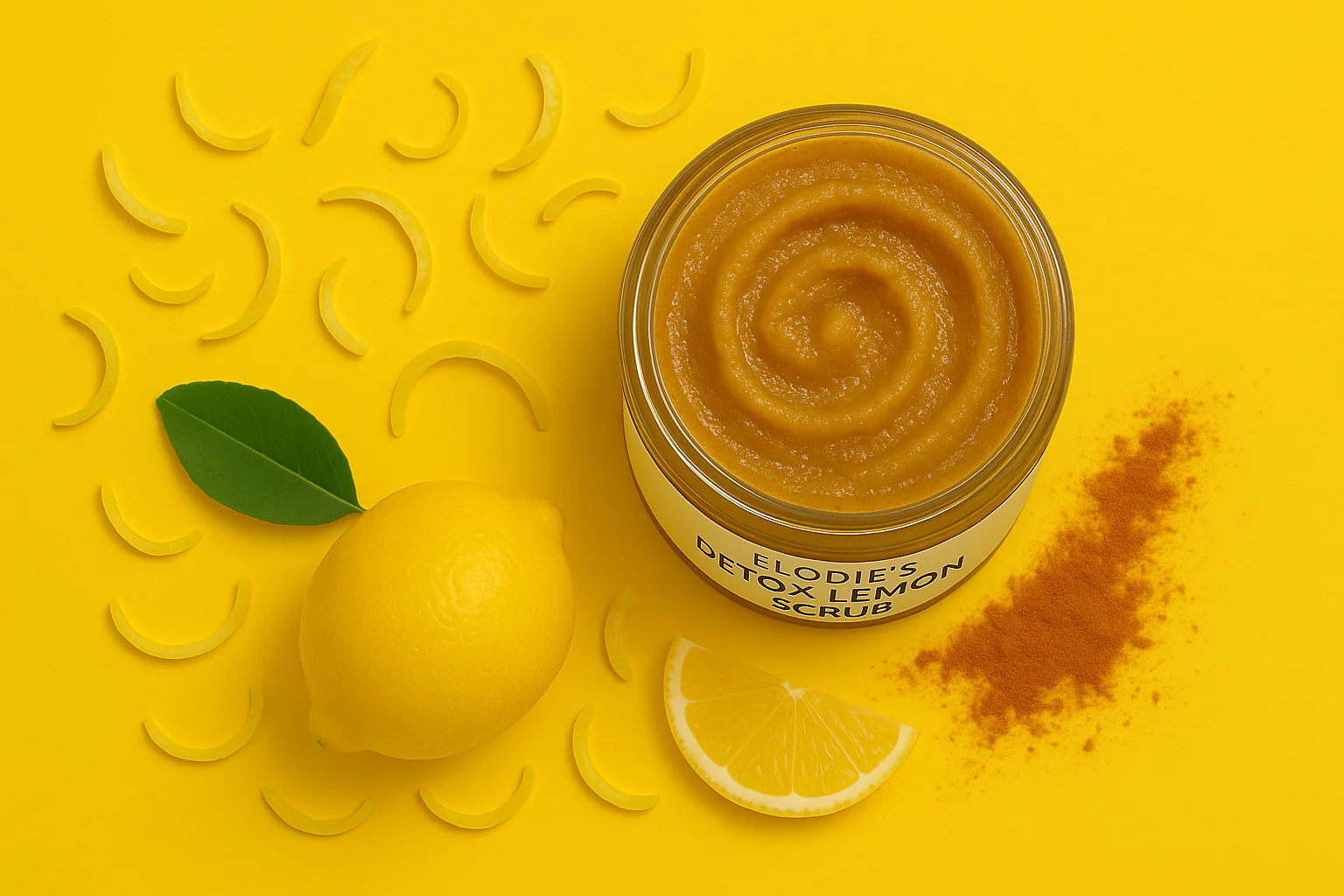 DIY Organic Detox Lemon Scrub Party Kit - Image 2