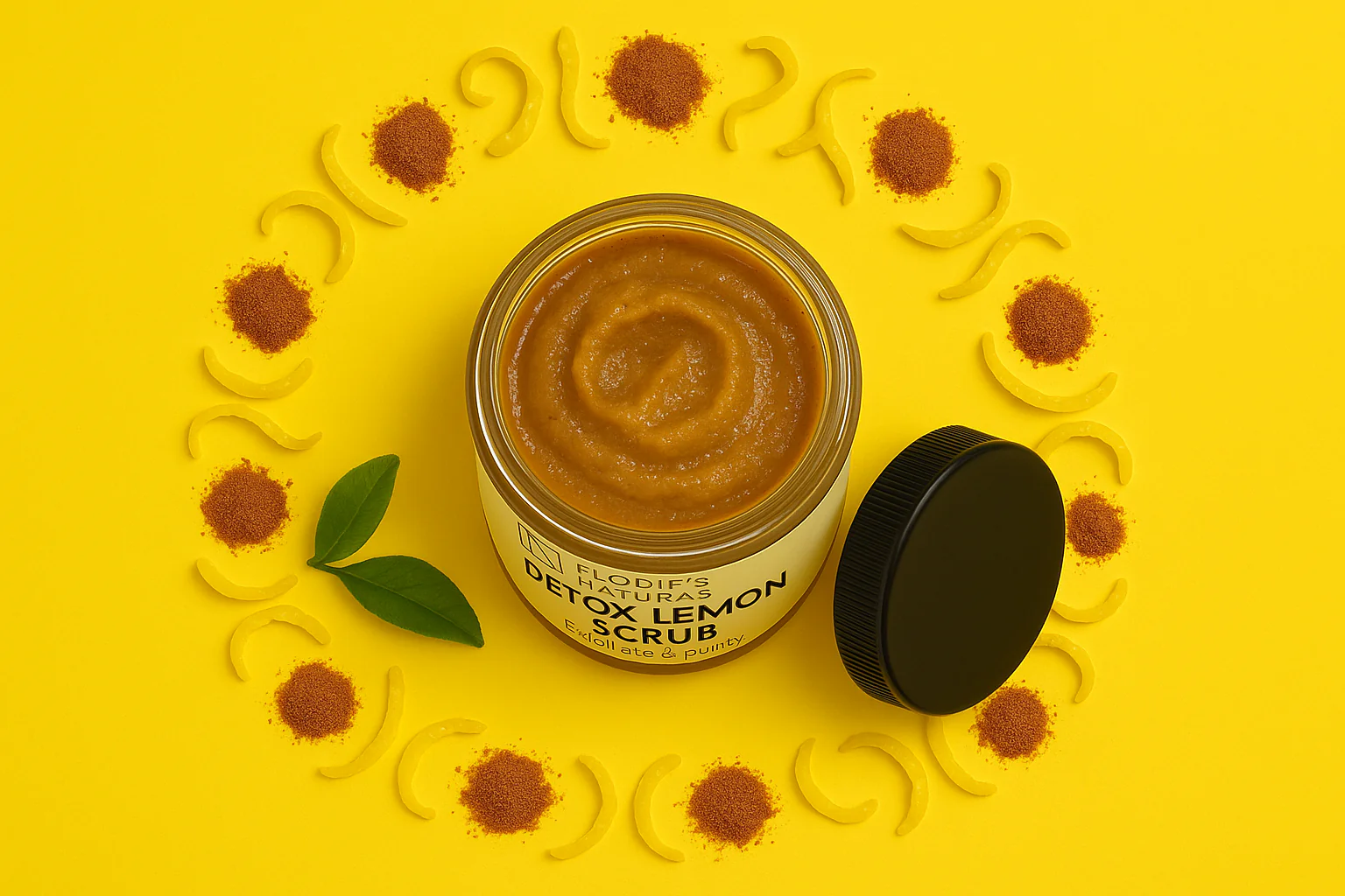 DIY Organic Lemon Scrub Individual Kit & Virtual Workshop - Image 2