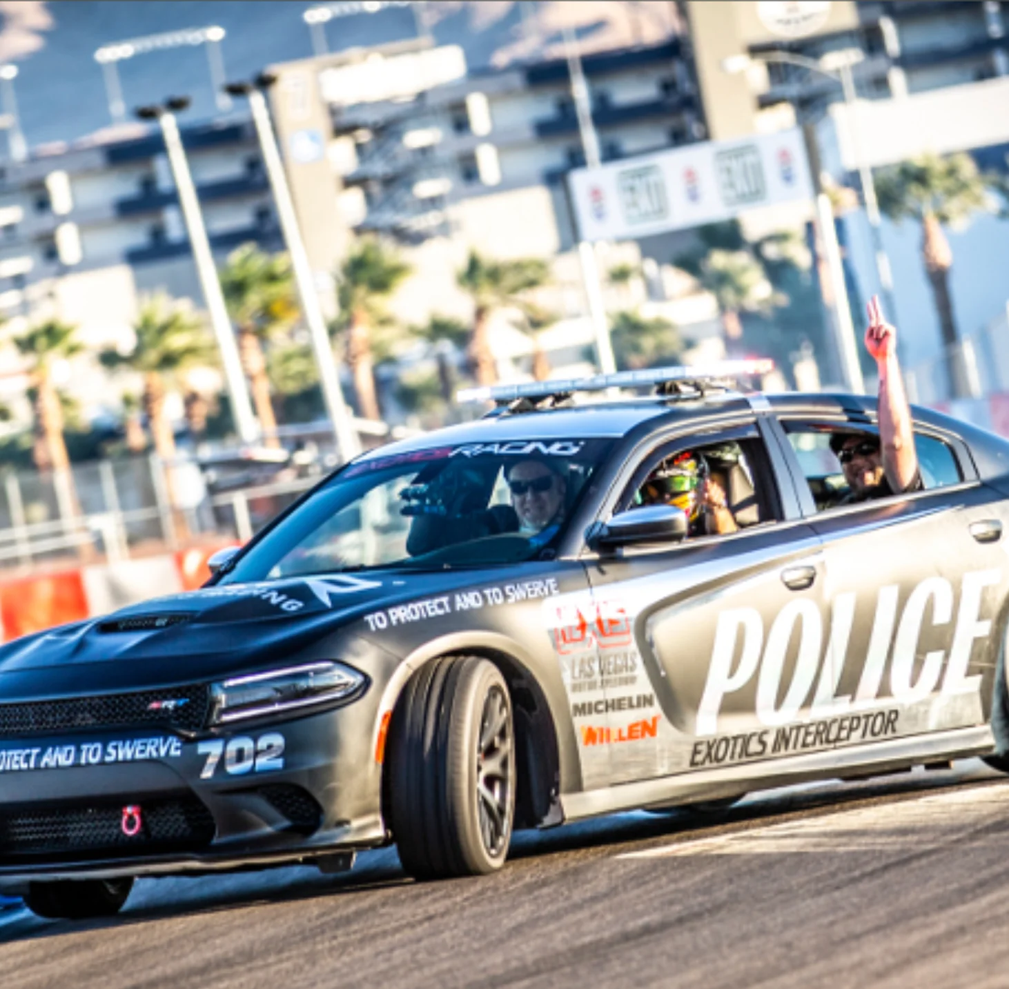 Drifting Ride-Along in Dodge Hellcat SRT in Las Vegas - Image 2