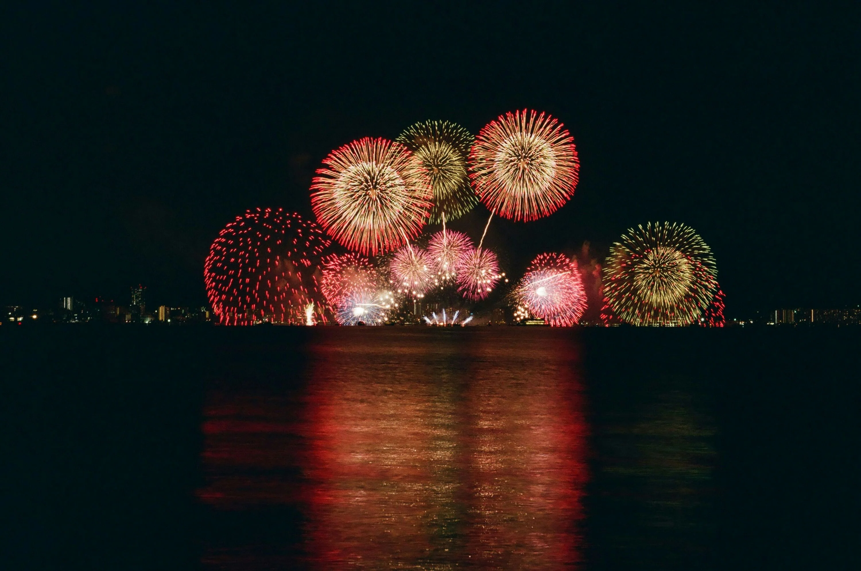 Fireworks Catamaran Sail