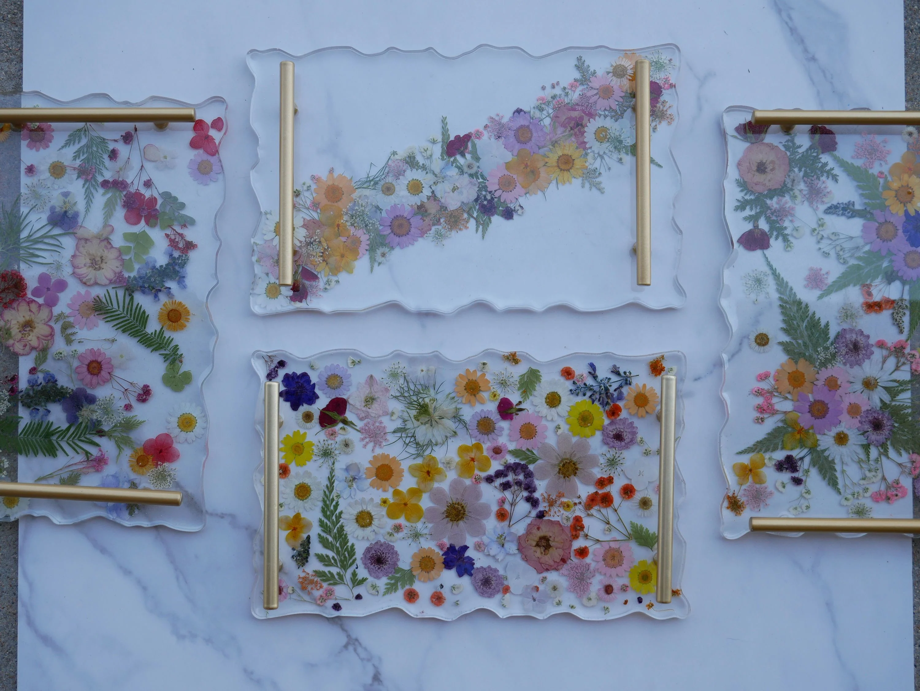 Floral Resin Serving Tray Kit - Image 5