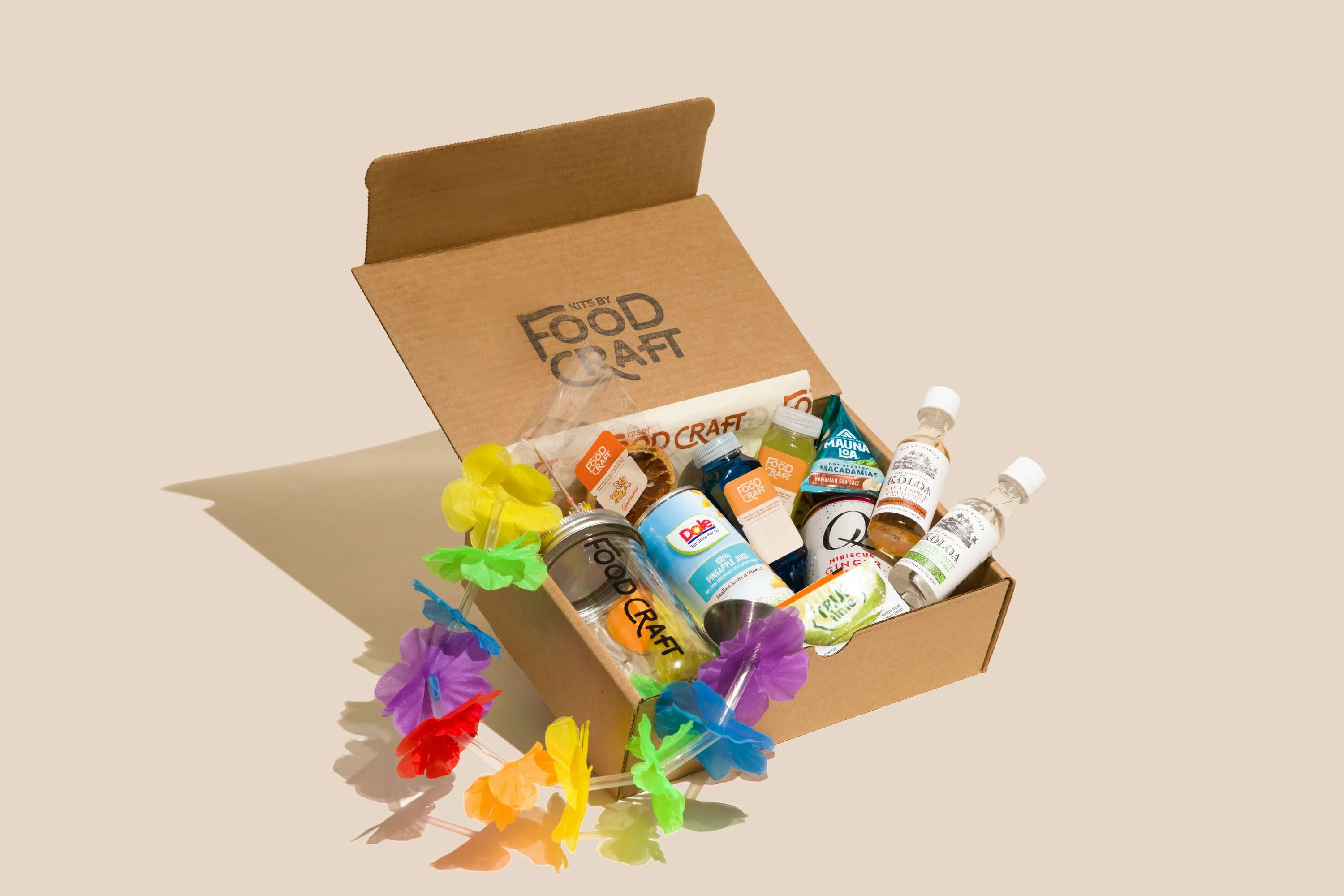 Hawaiian Cocktail and Mocktail At Home Kit