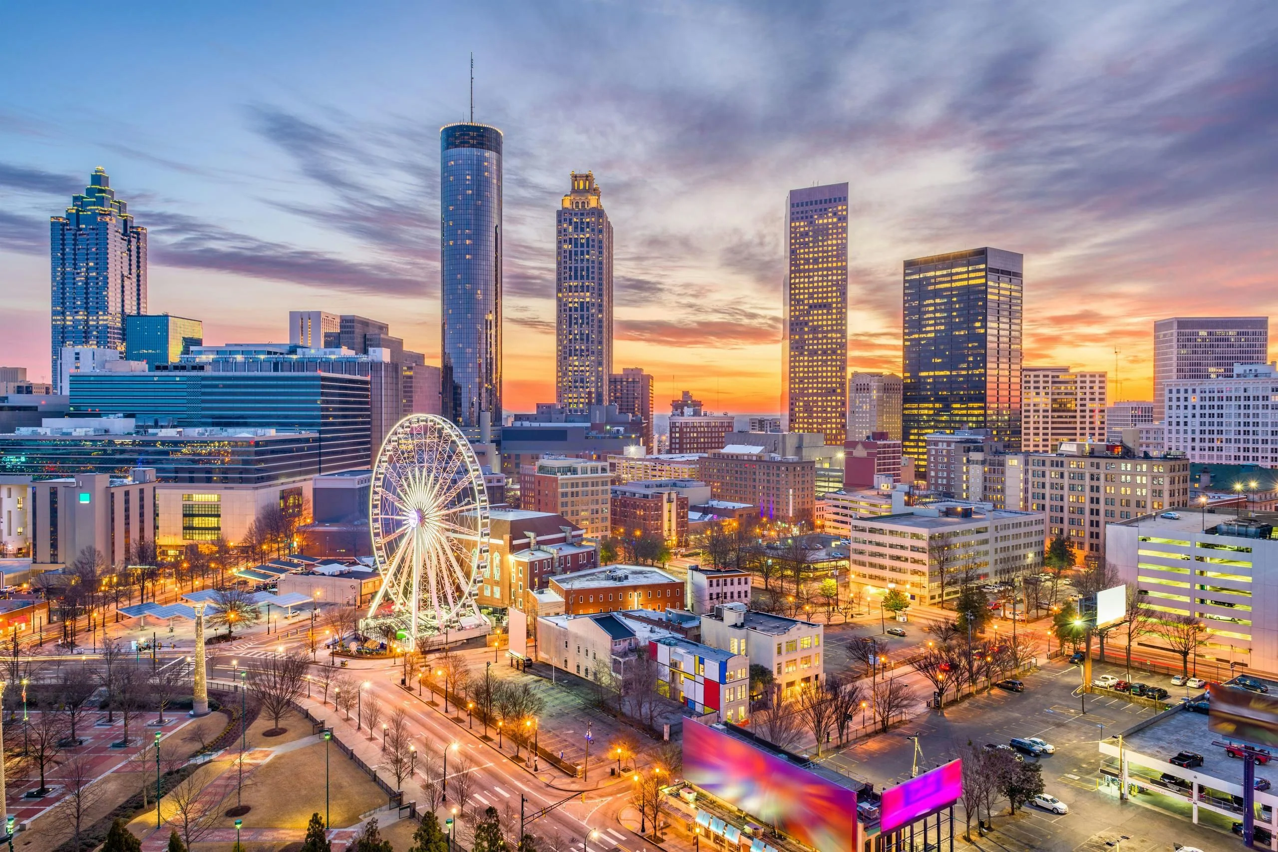 Private Buckhead & Downtown Atlanta Helicopter Tour with Champagne