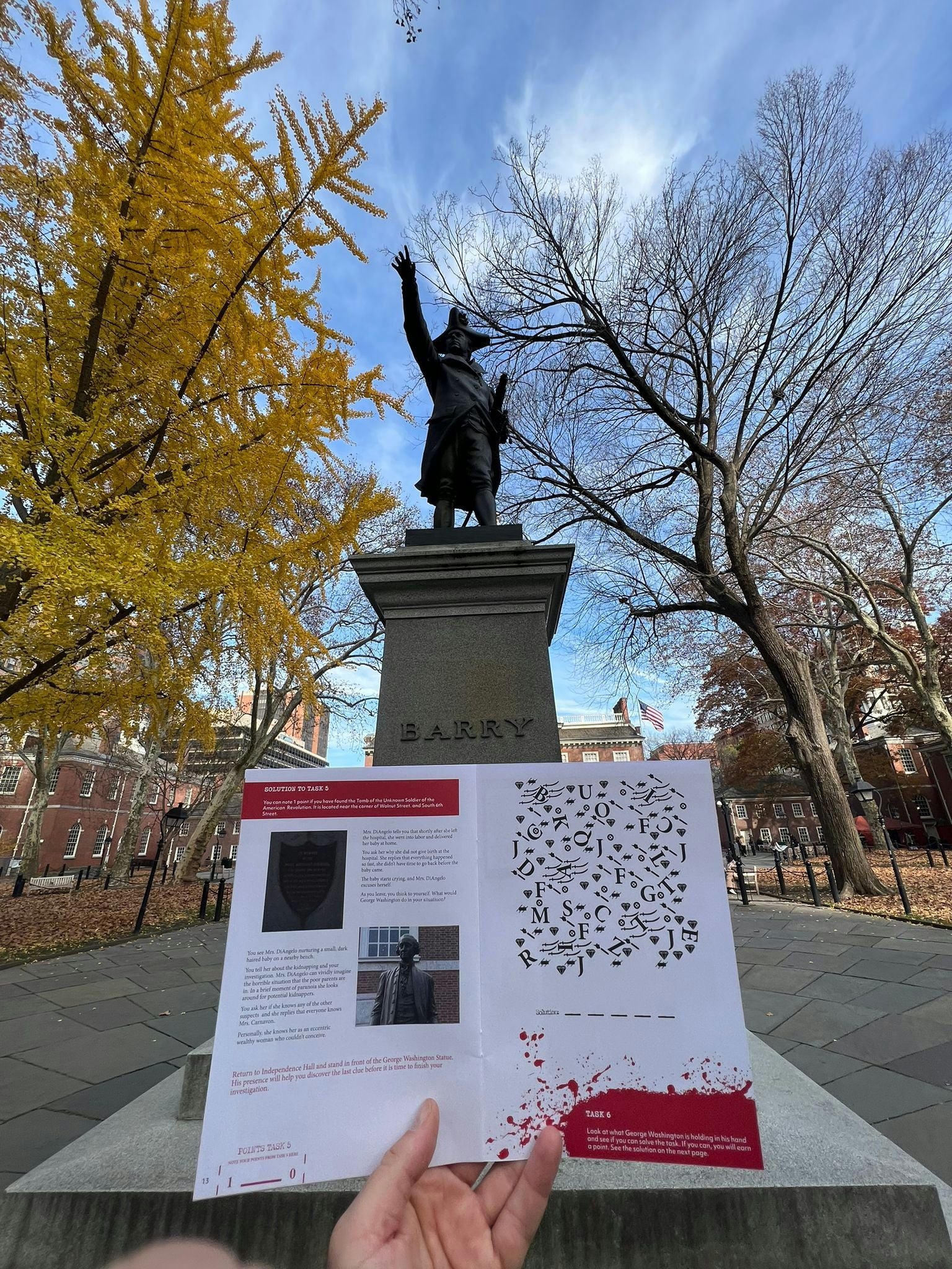 Independence Hall Philadelphia True Crime Mystery Hunt