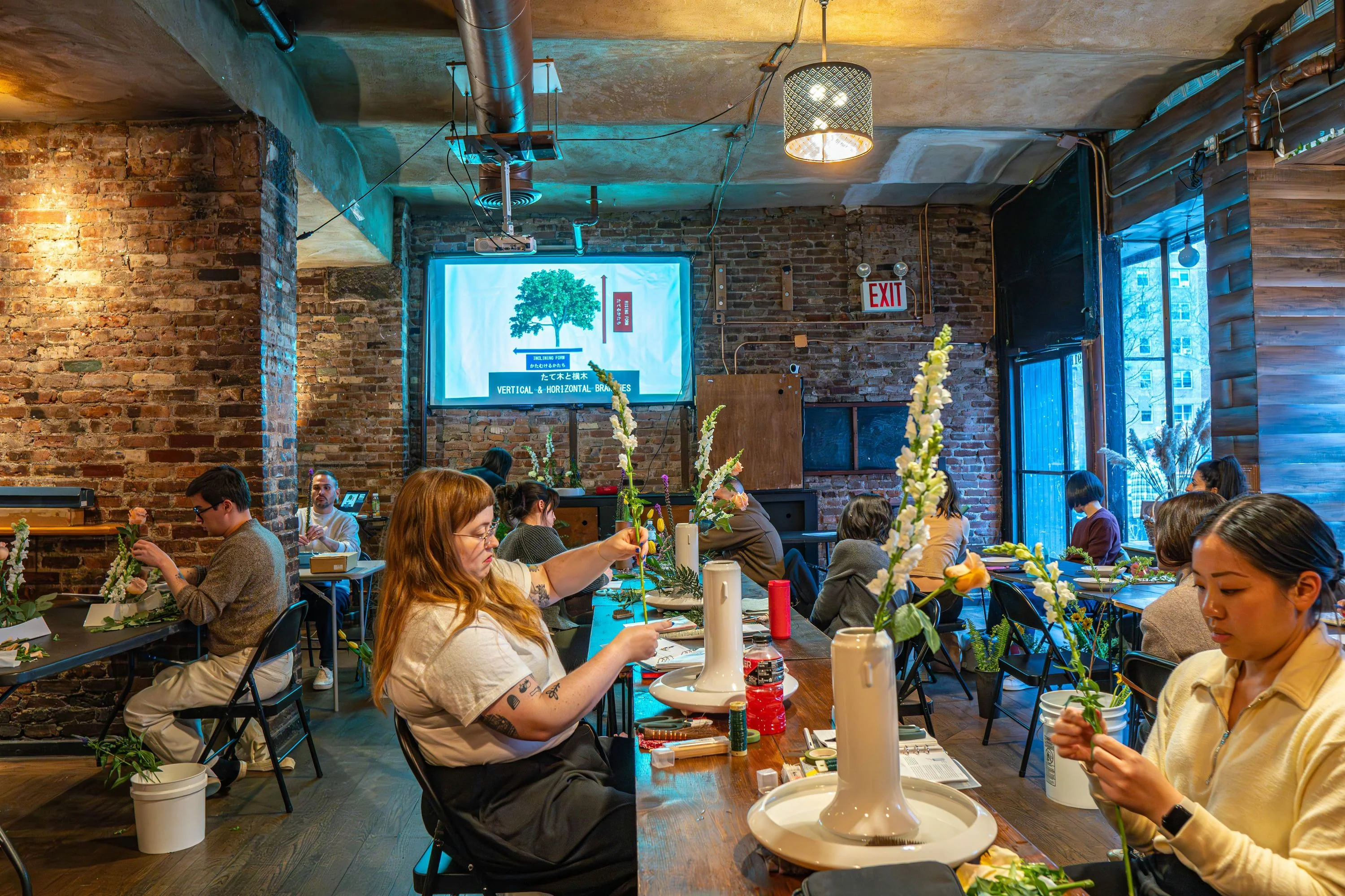 Japanese Flower Arrangement Ohara Ikebana Class in NYC - Image 5