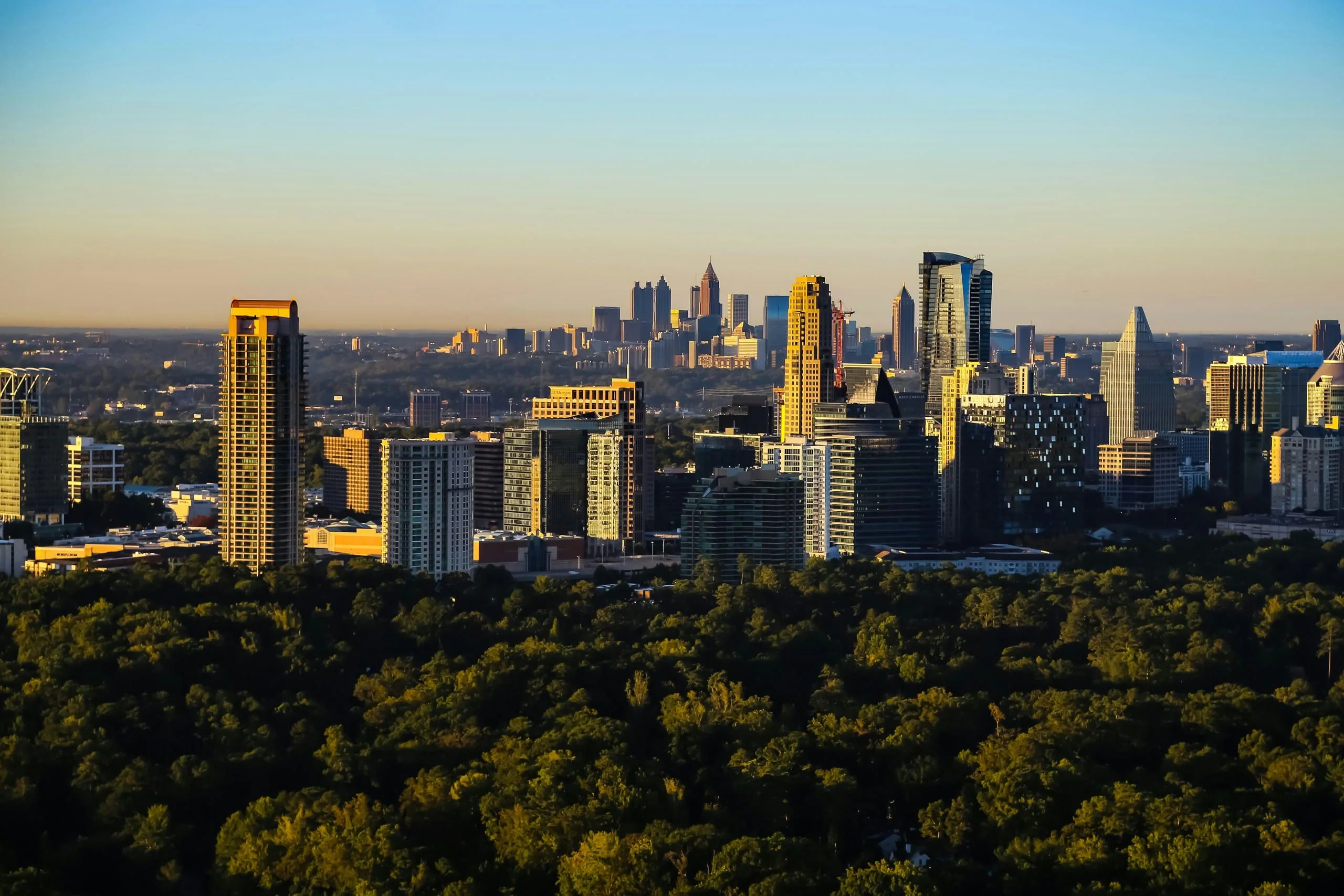Private King, Queen & Buckhead Helicopter Tour with Champagne