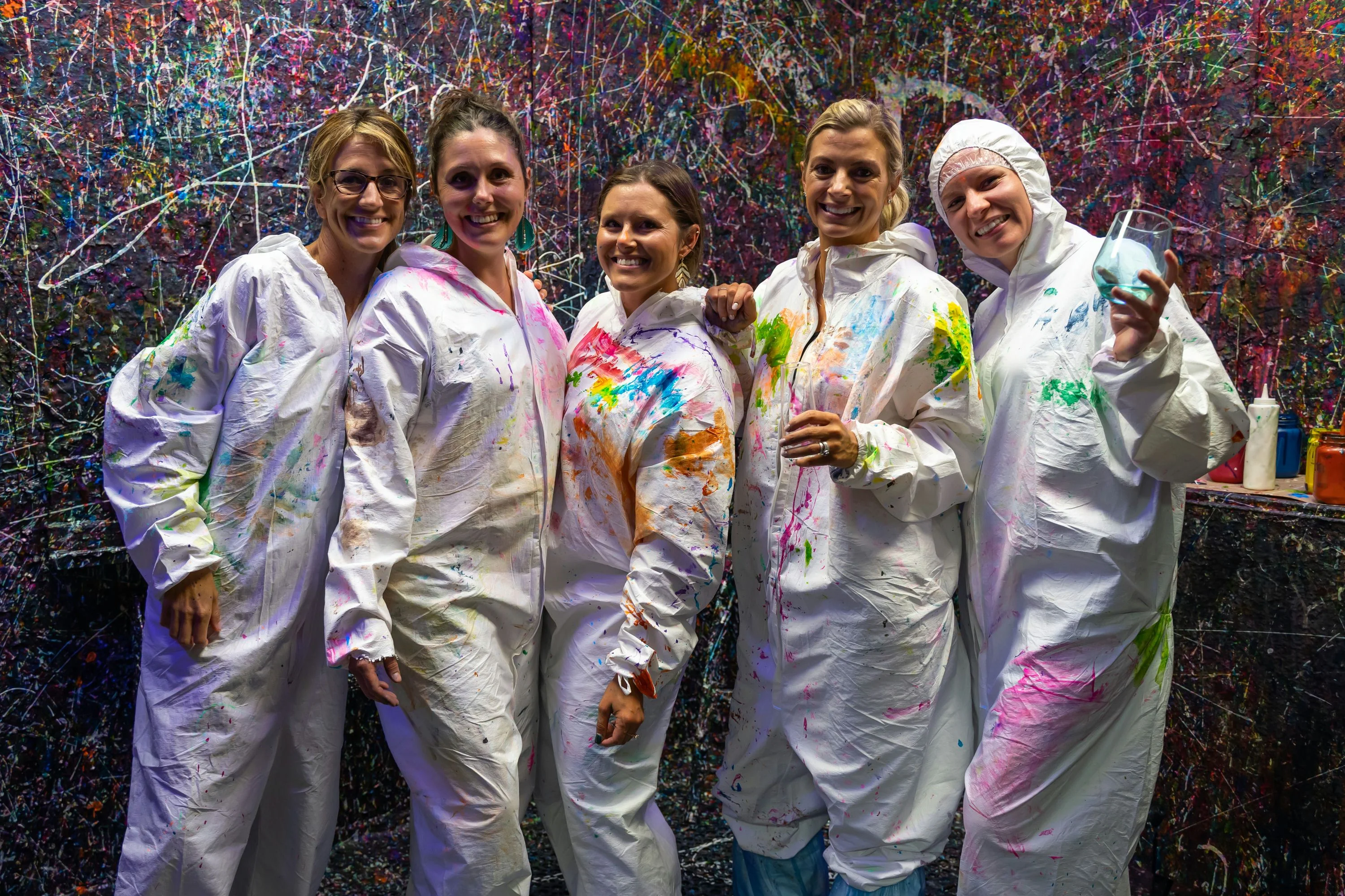Large Canvas Splatter Art Experience