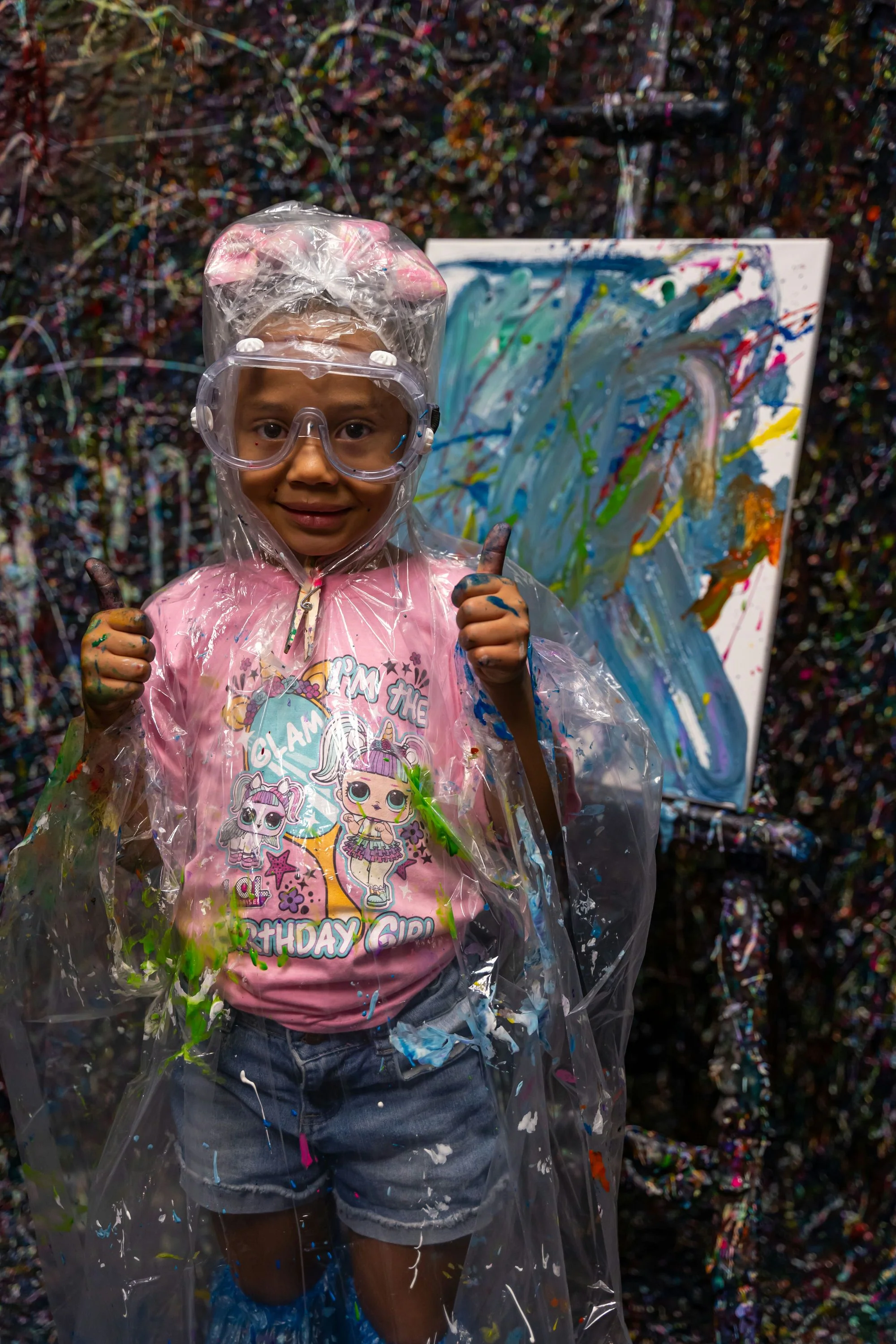 Large Canvas Splatter Art Experience - Image 4