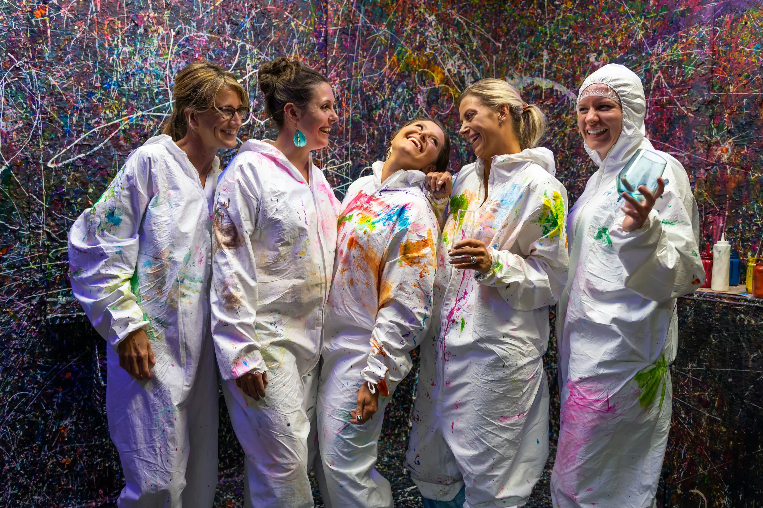 Large Canvas Splatter Art Experience - Image 5