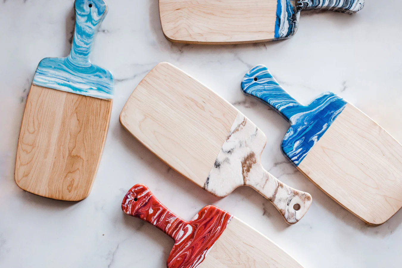Marbled Resin & Wood Board Kit