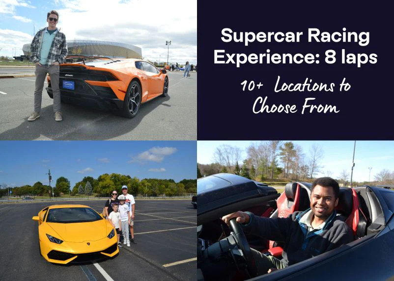 Nationwide Supercar Racing Experience: Drive 8 laps