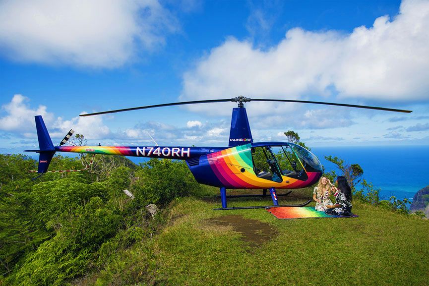 Oahu Proposal Helicopter Flight with Romantic Landing - Image 12