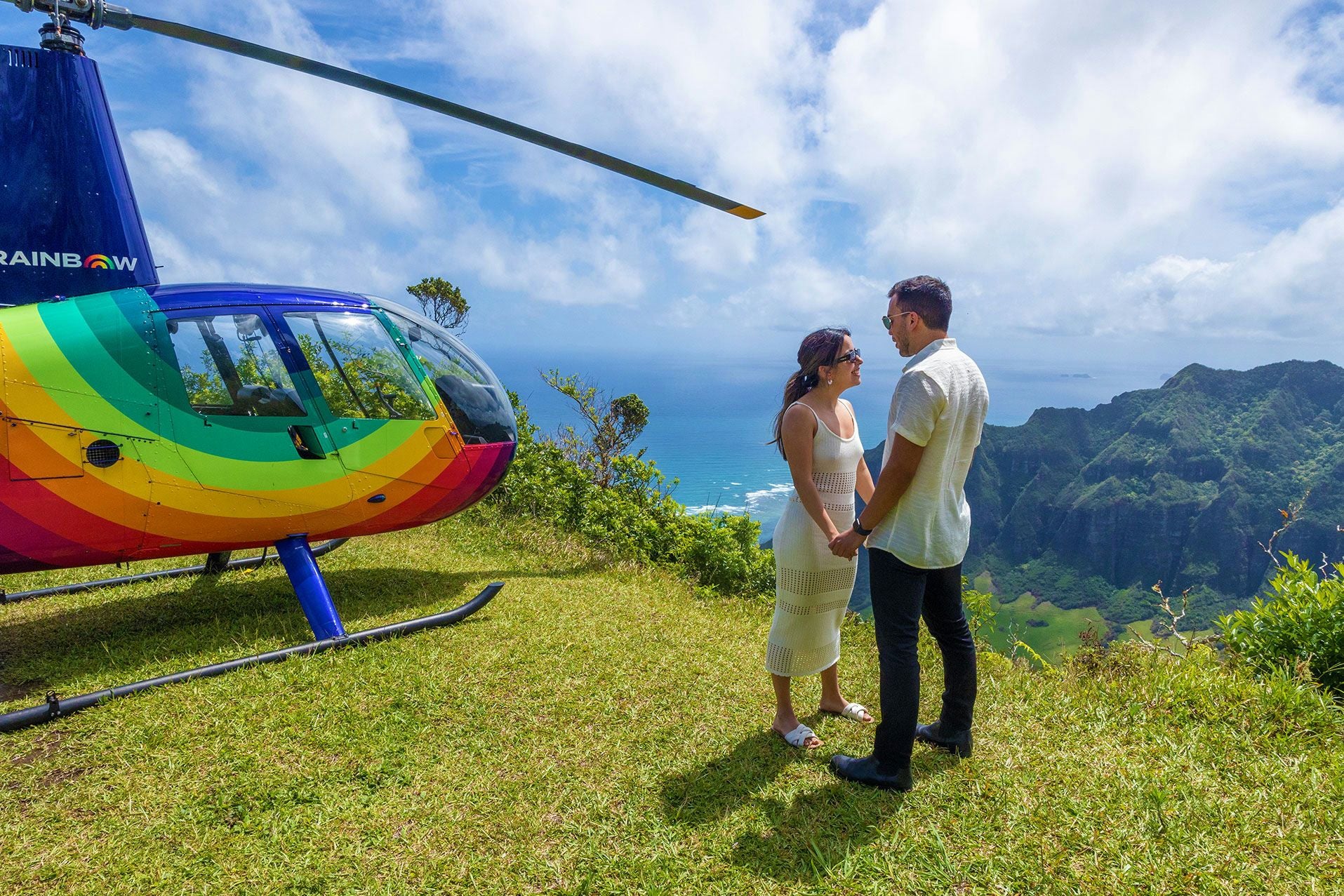 Oahu Proposal Helicopter Flight with Romantic Landing - Image 21