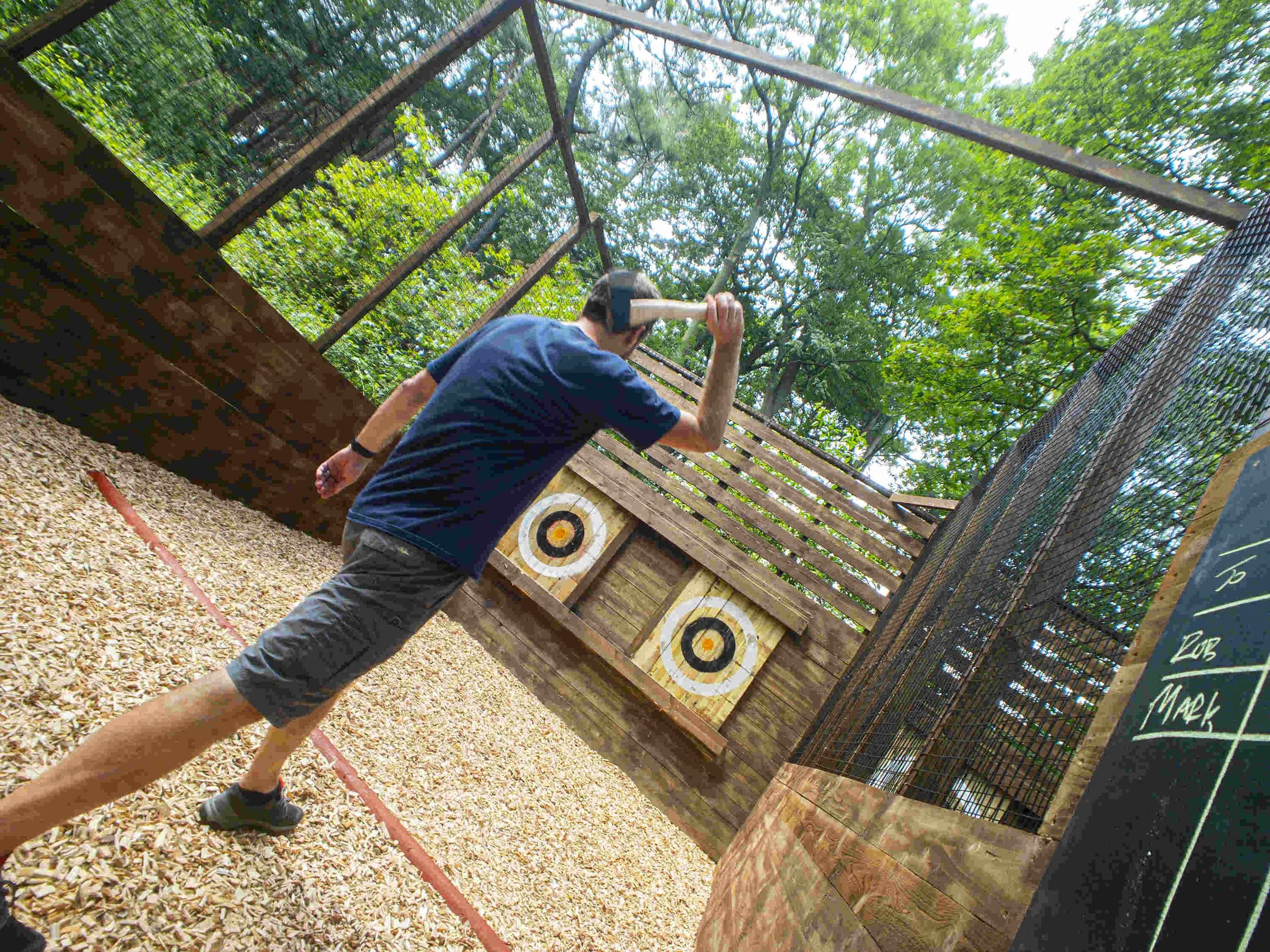 Kansas City Outdoor Axe Throwing with Go Ape - Image 4