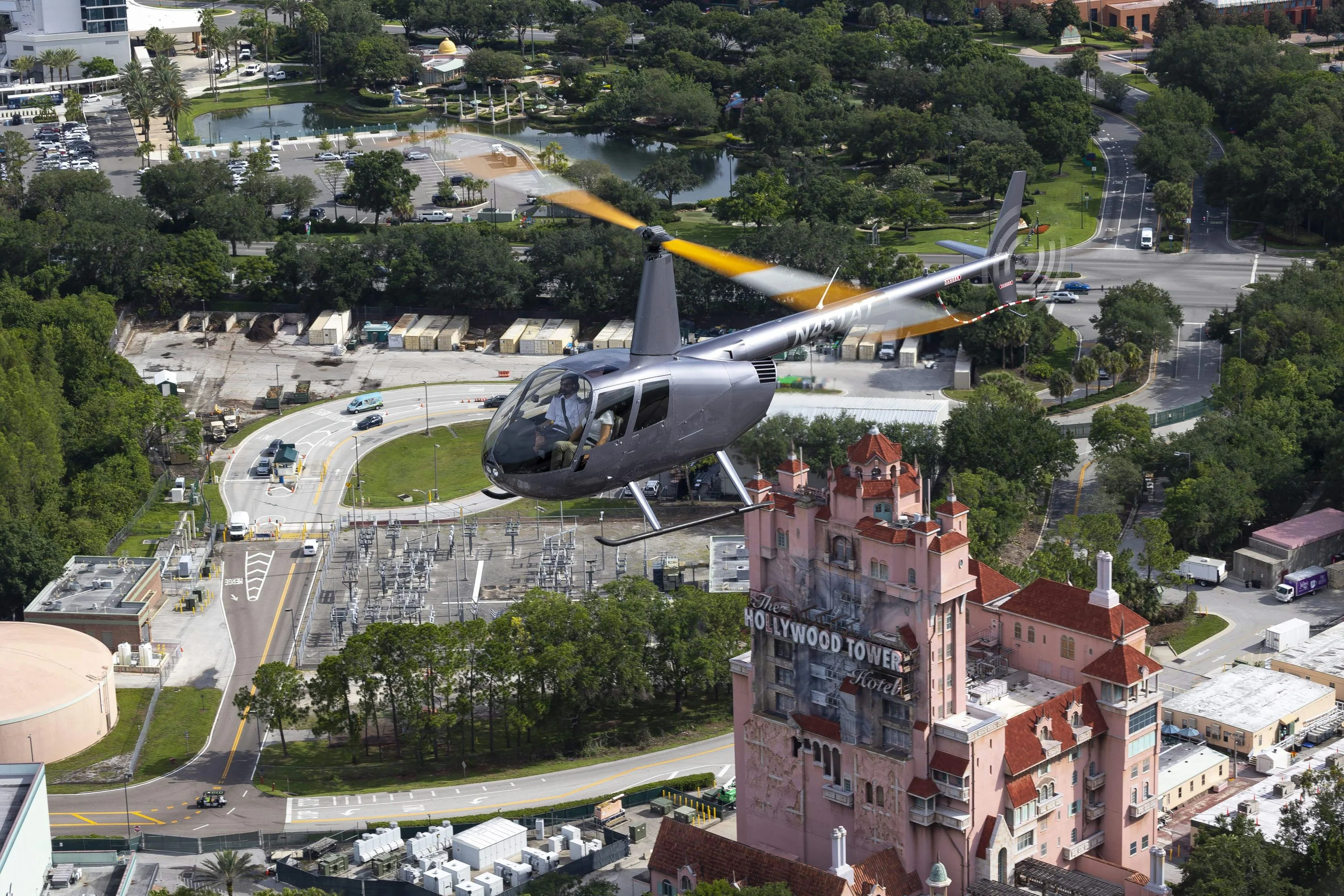 Private Orlando Theme Parks Helicopter Day Tour