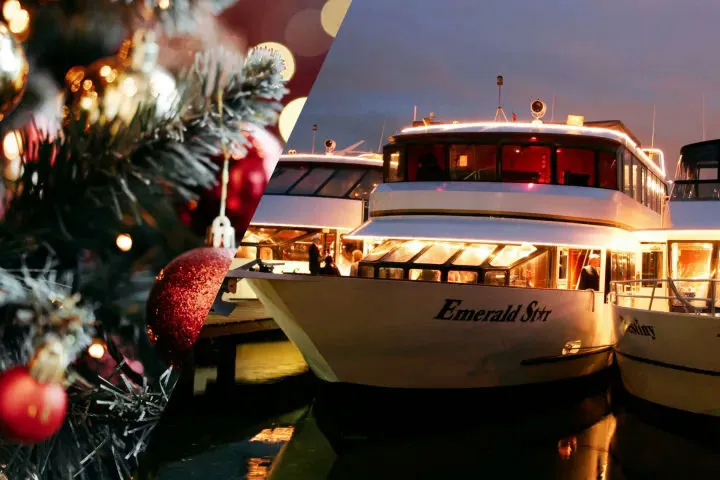 Seattle Parade of Lights Holiday Dinner Cruise with Champagne Toast
