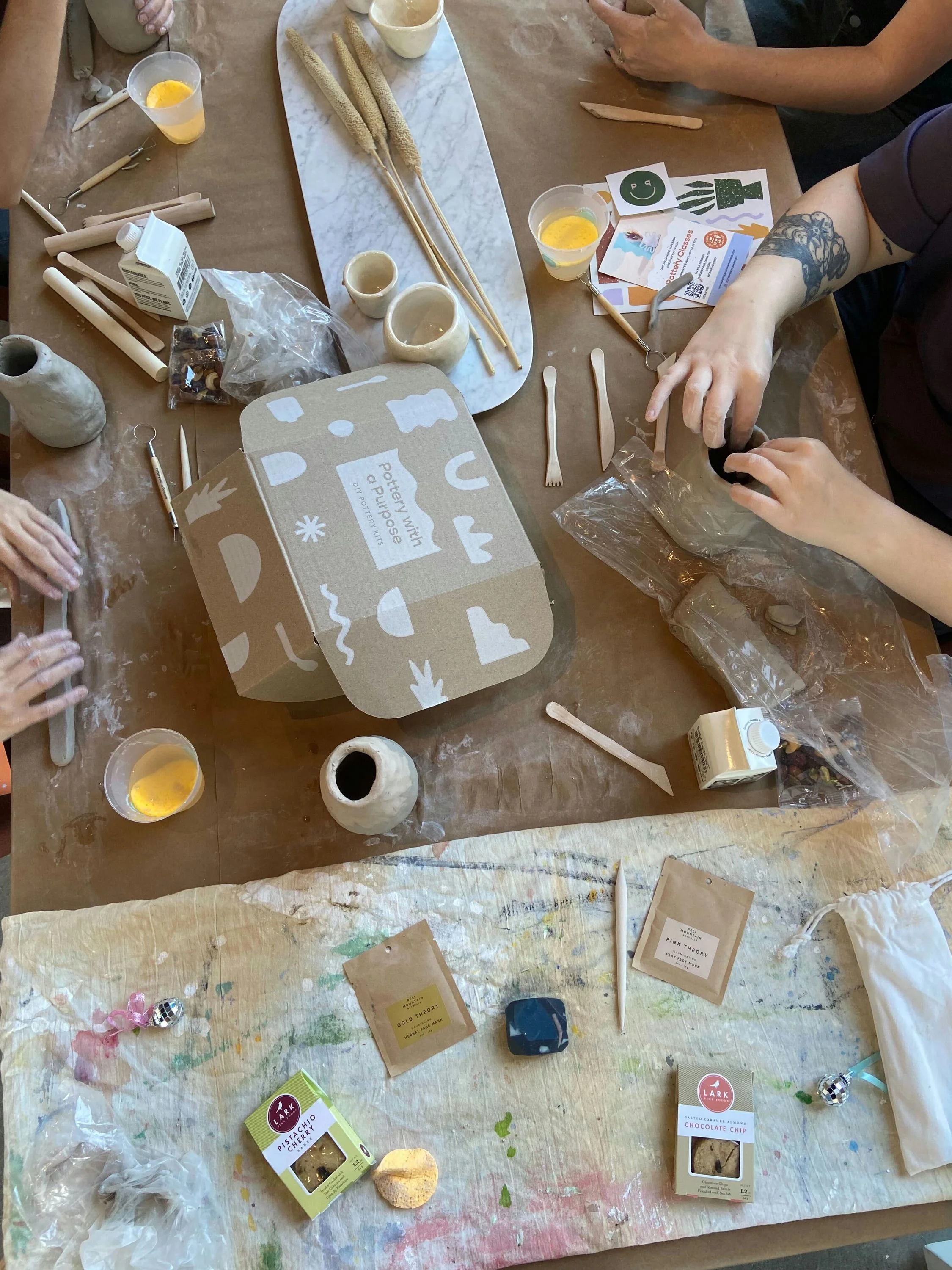 Sip & Sculpt Pottery Workshop in Atlanta - Image 4