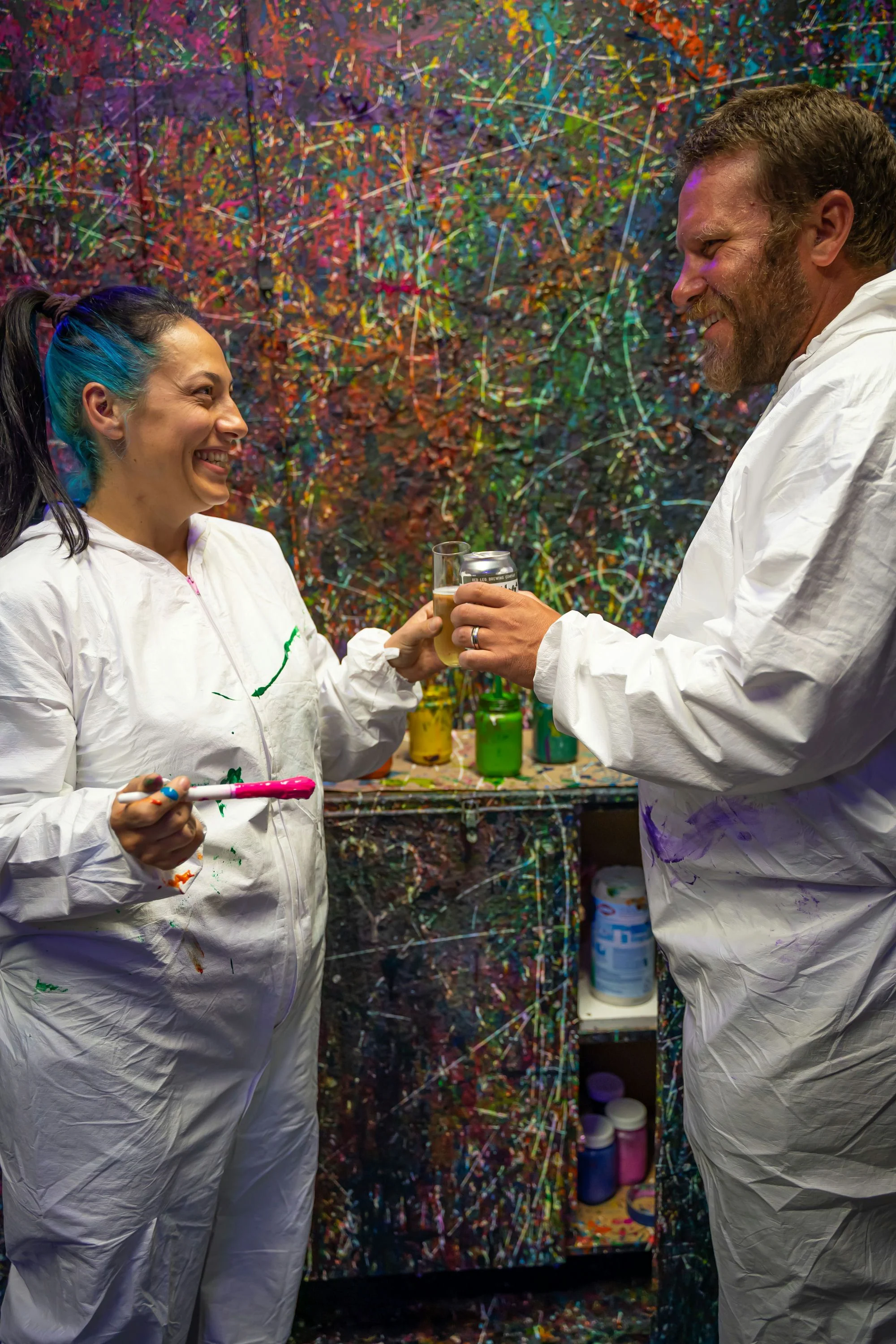 Splatter Art Date Night for Two - Image 6