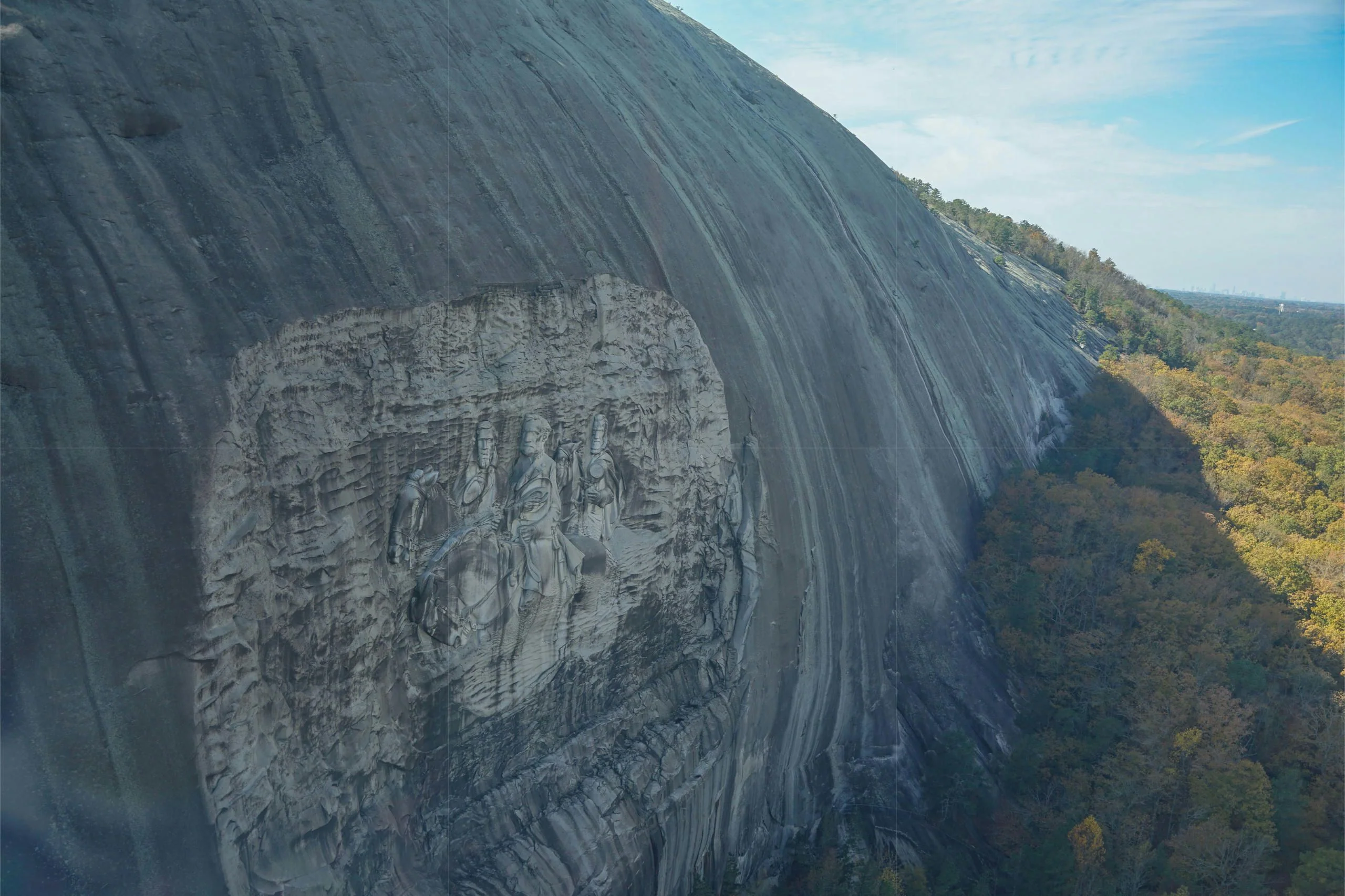 Private Stone Mountain Helicopter Tour with Champagne
