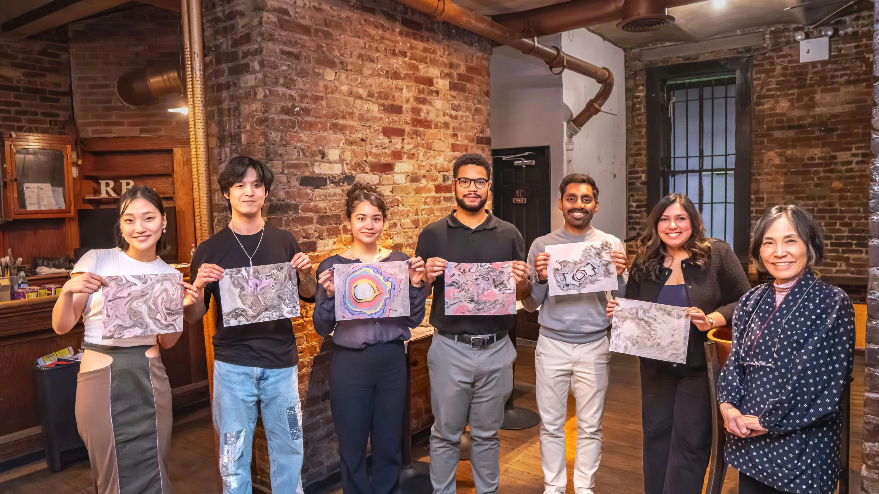 Suminagashi Japanese Ink Marbling Class in NYC - Image 3
