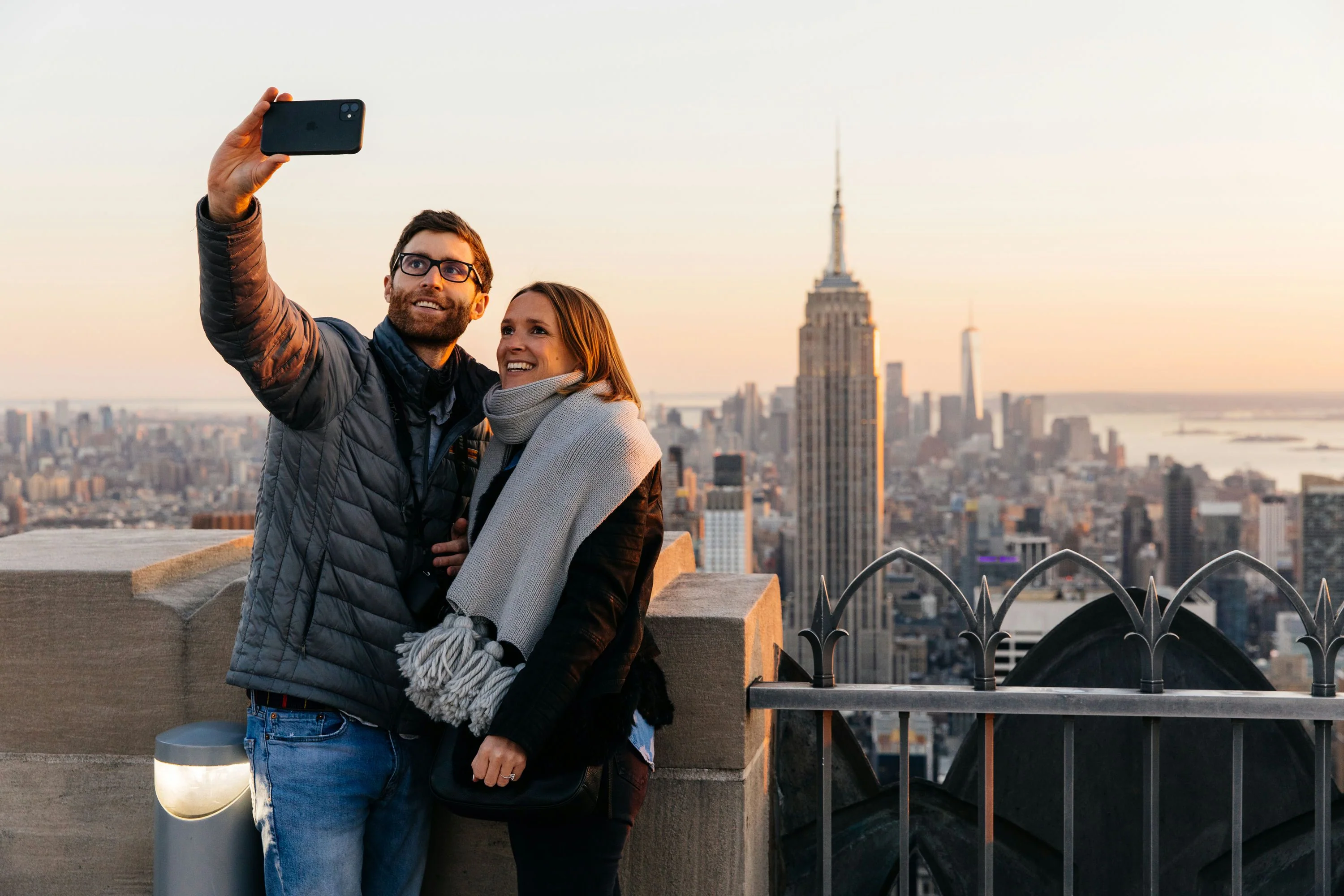 Sunset Views at Top of the Rock Observation Deck - Image 4