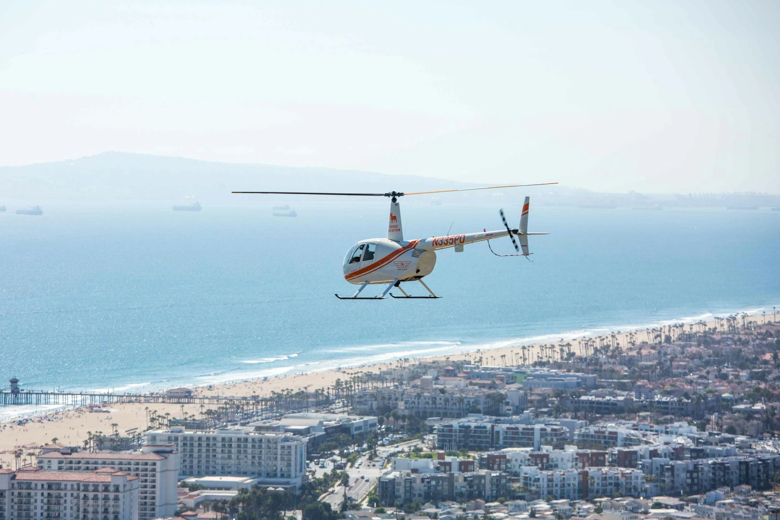 Private Orange County US Battleship Helicopter Tour For Up To 3