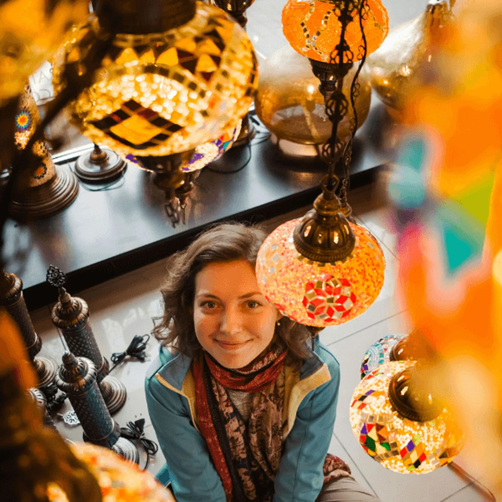 Turkish Mosaic Lamp Workshop in San Jose - Image 5