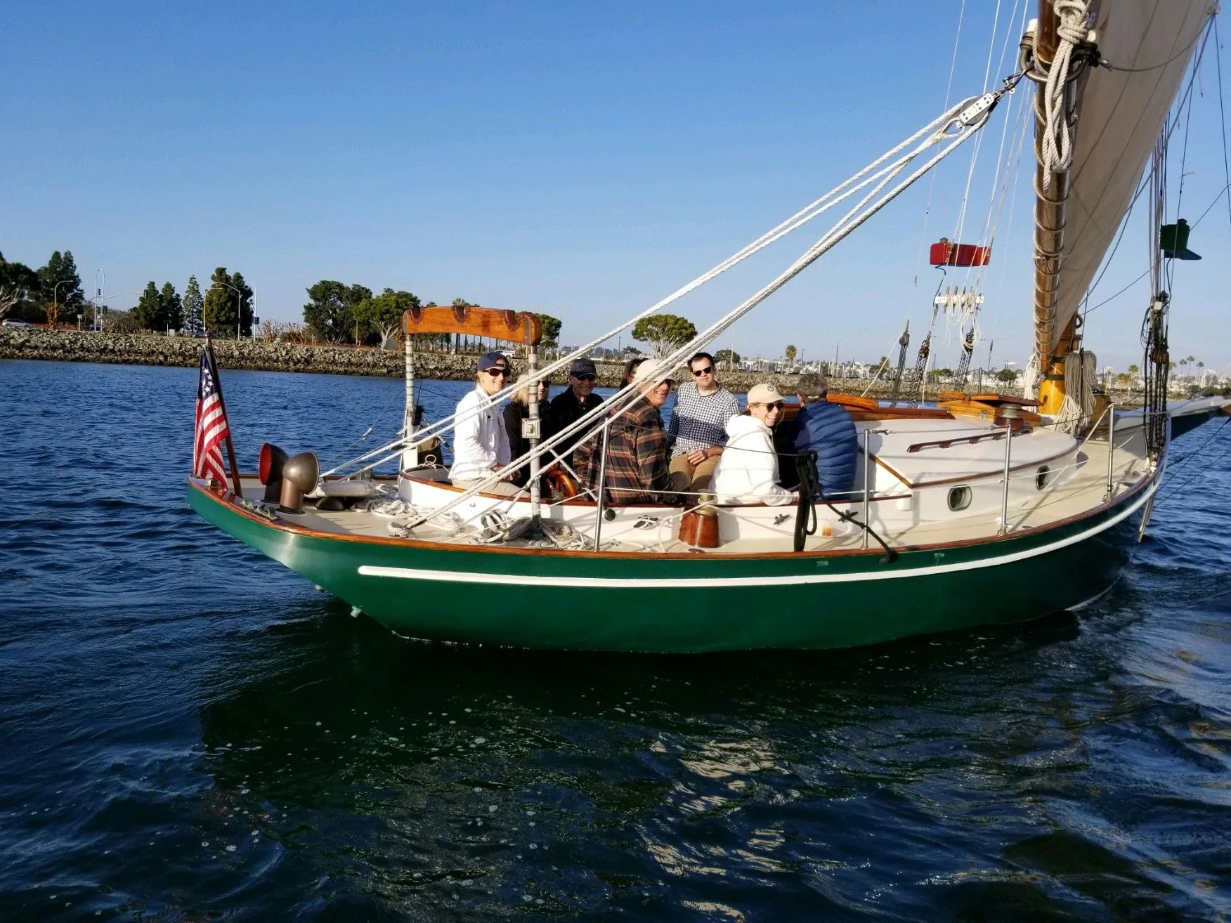 Vintage Sailing Yacht San Diego Sunset Cruise - Image 3