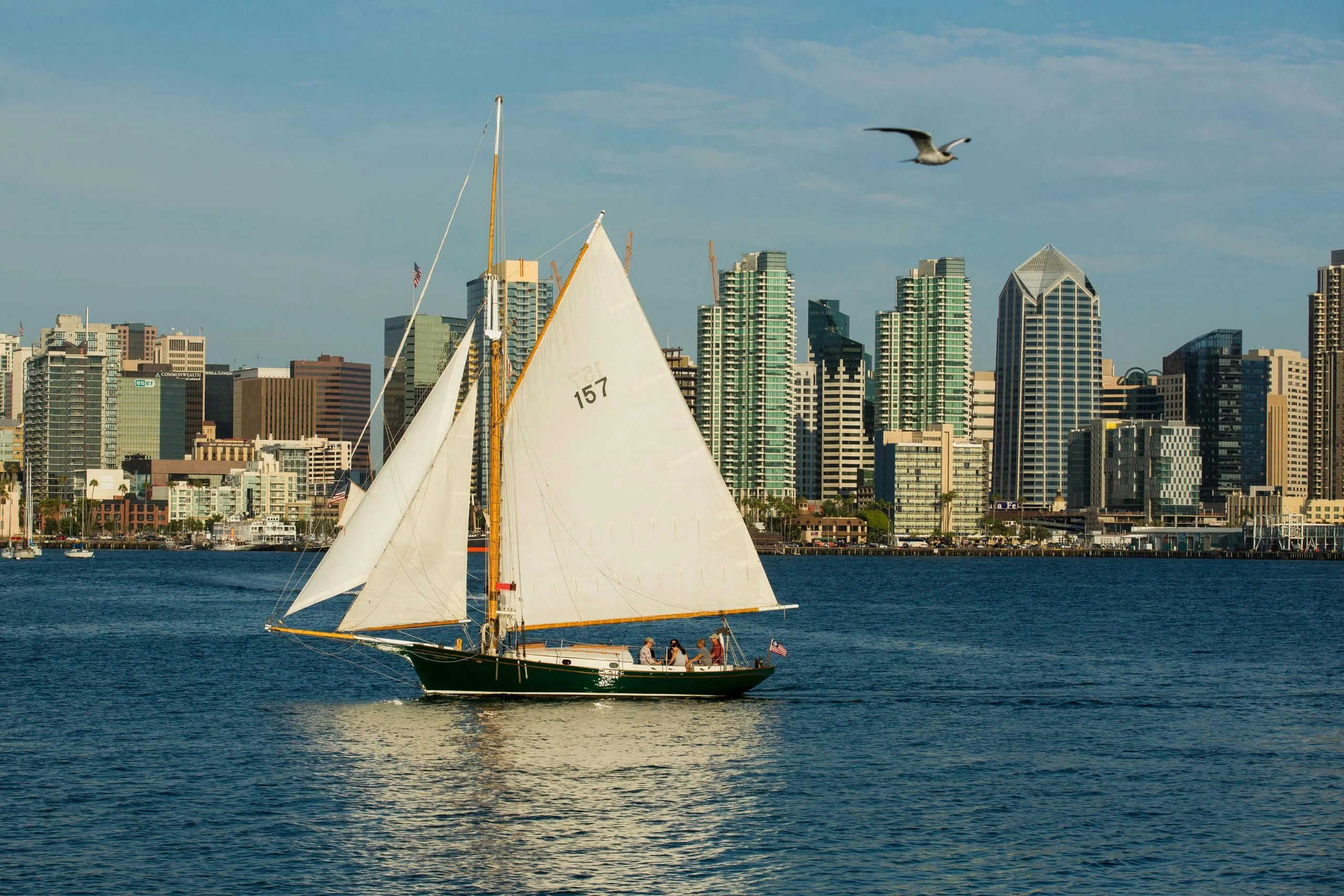 Vintage Sailing Yacht San Diego Sunset Cruise - Image 4