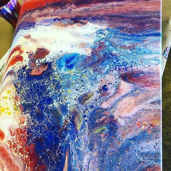 XL Acrylic Pour Art Experience - Image 2