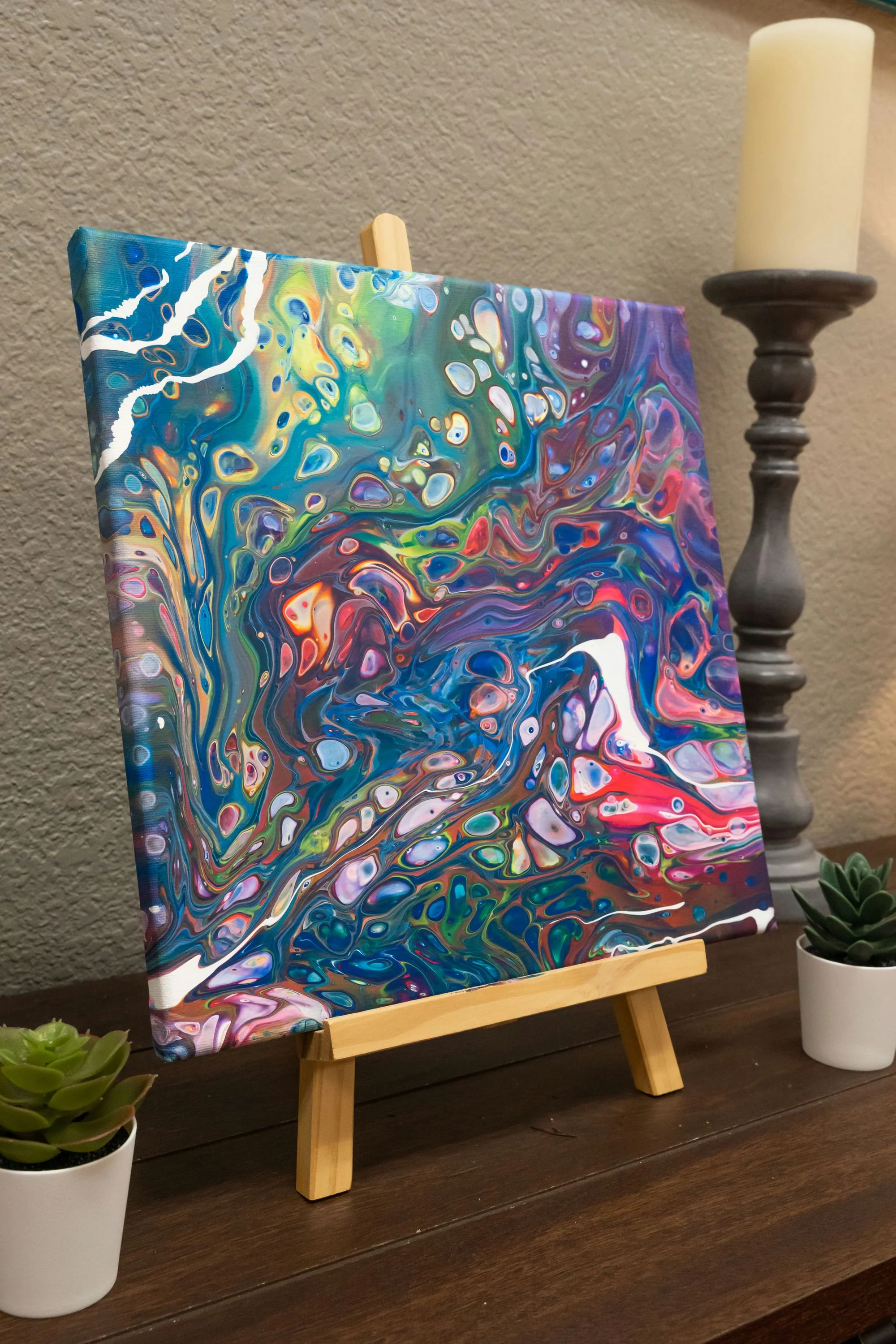 XL Acrylic Pour Art Experience - Image 7
